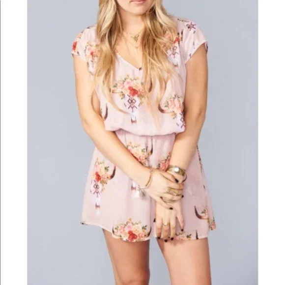 Show Me Your Mumu Frida Bullhead Romper EUC! Size X Small - Picture 1 of 5